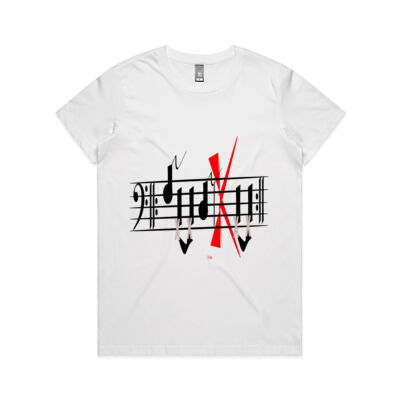 Bass sheet music  - AS Colour - Women's Maple Crew Tee (Regular Fit) Thumbnail