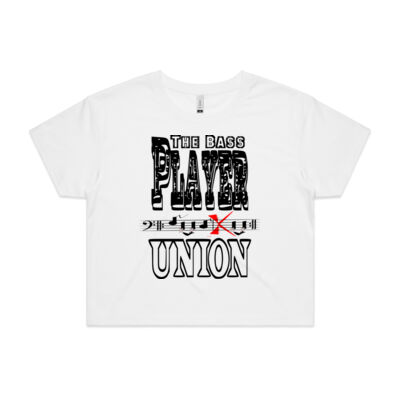 The Bass Player Union - AS COLOUR - Women's Crop Tee Thumbnail
