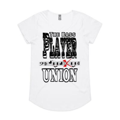 The Bass Player Union - AS Colour - Women's 'Mali' Scoop Tee Thumbnail