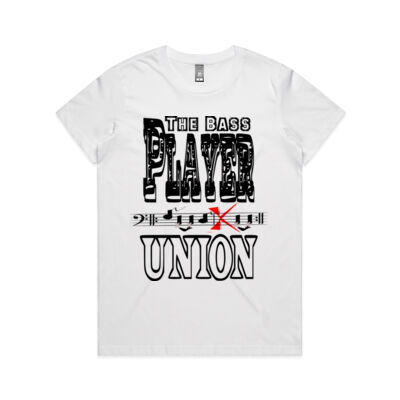 The Bass Player Union - AS Colour - Women's Maple Crew Tee (Regular Fit) Thumbnail