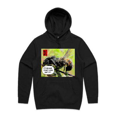 It's because I'm not a bird, isn't it? - AS Colour - Stencil Hood - Unisex Thumbnail