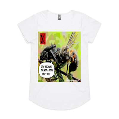 It's because I'm not a bird, isn't it? - AS Colour - Women's 'Mali' Scoop Tee Thumbnail
