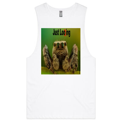 Spider "Just Looking" - AS Colour - Barnard Tank Top - Muscle Tee Thumbnail