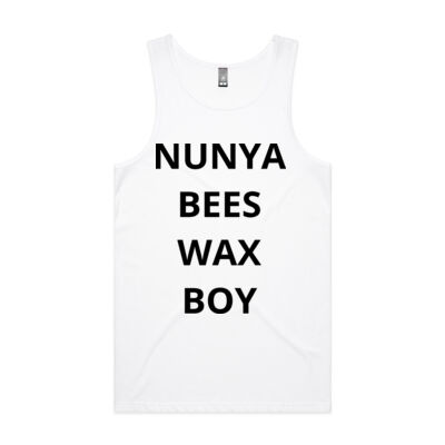 Nunya Bees Wax Boy - AS Colour - Men's Lowdown Singlet Thumbnail